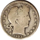 1903 Barber Half grades in GOOD+ condition ~ FULL RIM ~ SEE THE SCAN stk h337