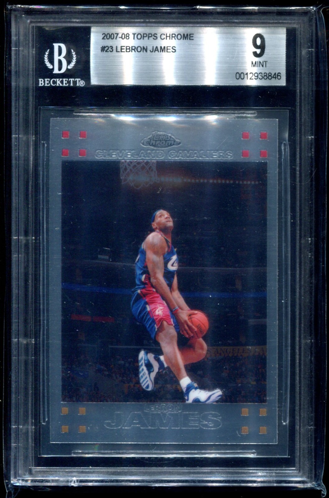 LeBron James 2007 Topps Chrome #23 Base Price Guide - Sports Card
