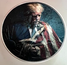 Trump Holding Flag American Silver Eagle 1oz Limited Edition Silver Dollar Coin