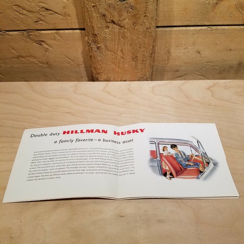 Hillman Husky Rootes Sales Brochure 1960 Letterpress - Swanky Barn - Picture 2 of 12