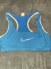 Nike Womens Blue Athletic Sports Bra Size Large 12/14