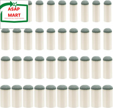 40Pcs Slip on Pool Cue Tips, 4 Sizes Pool Stick Tips No Glue or Tool Required Bi