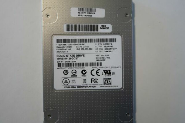 Thnsnh128gcst Toshiba 128gb Sff 2 5 Sata Solid State Drive For Sale Online Ebay