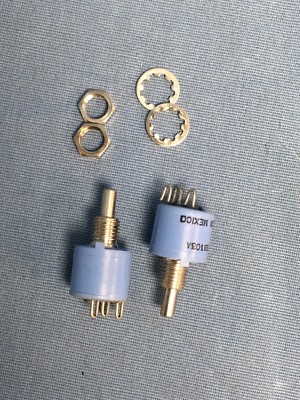 2 RV6NAYSB103A Rotary Potentiometer 10K Ohm, .5-Watt 10% Linear 1/8'' Dia. Shaft