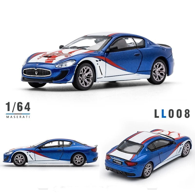 Modelo Diecast Escala 1/64 DCT Maserati GT Cupé Paudi Coche Miniatura Juguete Niños Regalo Foto 2 de 4