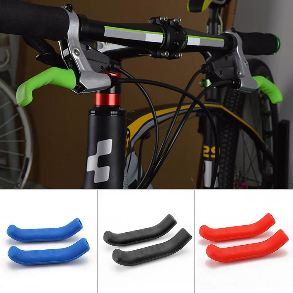 Bike Brake Lever Grips Protectors Covers Colored Mountain MTB BMX FIXIE  Part UK