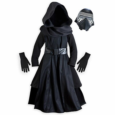 Yearsahrk Kylo Ren Disfraz con máscara de la serie negra, para niños de la Fuerza Alien Awakens Jedi, disfraz de carnaval, Halloween, cosplay