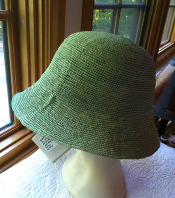 CATARZI 1910 100% RAFFIA BUCKET HAT NWT WATER BEIGE COLOR SIZE 57 CATARZI 1910 100% RAFFIA BUCKET HAT NWT WATER BEIGE COLOR SIZE 57