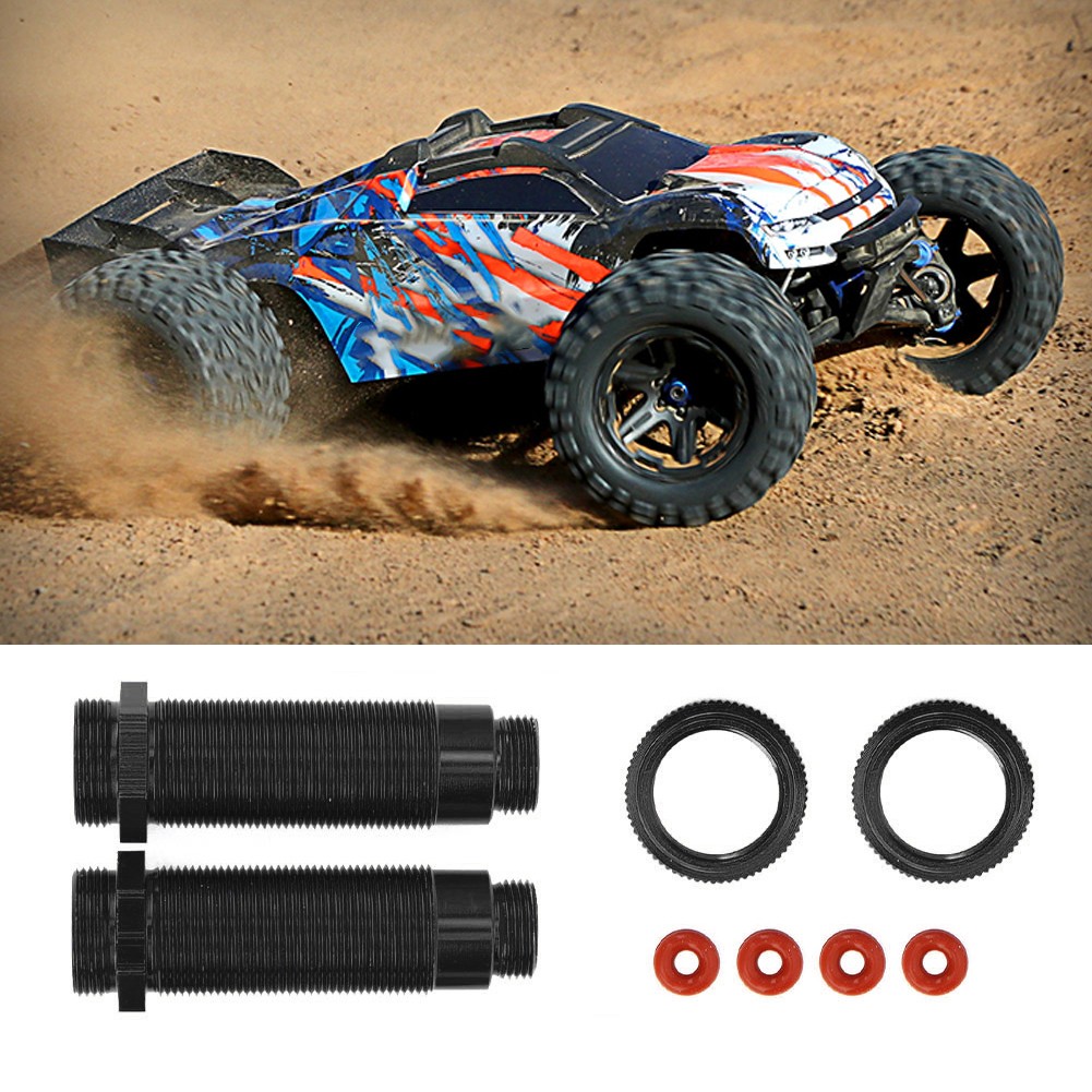 Black Rear Shock Body With Regulating Ring For TRXXAS SLASH 2WD Upgrade BA