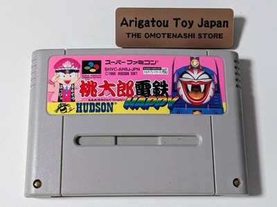 SNES MOMOTARO DENTETSU HAPPY Peach Boy SFC Super Famicom Nintendo Japan