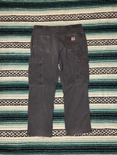 Gray Carhartt Carpenter Pants. Size W35/L30