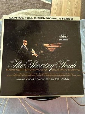 GEORGE SHEARING The Touch LP VG+ Plays Well 1960 Capitol Billy May T1472 Vinyl