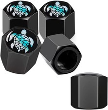 Tire Valve Stem Cover Valve Cap Metal Material and Epoxy Interesting Turtle 1