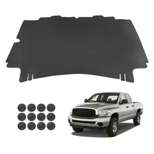Hood Insulation Pad Heat Blanket & Clips For Dodge Ram 1500 2500 3500 2002-2009