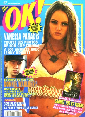 Magazine OK! n°871, Vanessa PARADIS, Donnie WAHLBERG, FARMER, Richard MARX,PAGNY - Photo 1/2