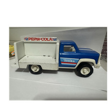 Pepsi Tonka Pepsi-Cola Soda Advertising Truck Toy Vehicle White Blue Red