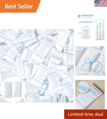0.25 Gram 600 Pack Silica Gel Packets, Dessicant Packets, Silica Gel Packs, M...