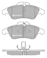 Motaquip Bremsbelagsatz Scheibenbremse LVXL177 FüR VW LT 28 46 2 2DA 2DD 2DH 2DC
