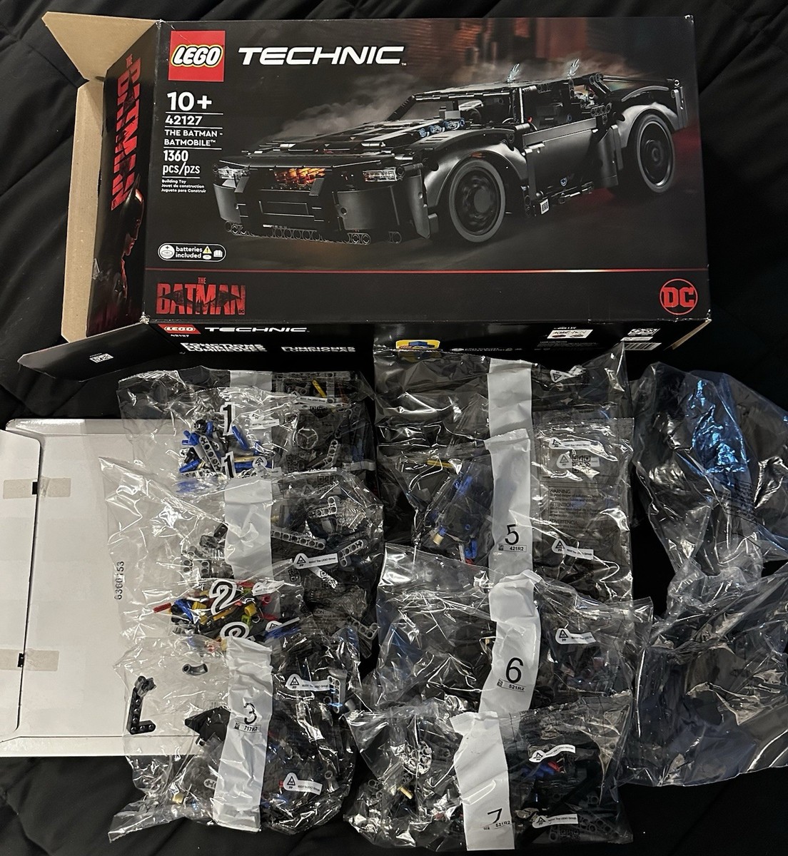LEGO TECHNIC: The Batman Batmobile (42127) OPEN BOX