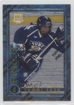 1994-95 Topps Finest World Junior Championships Tommi Sova #138 Rookie RC 12fj