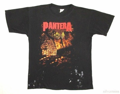Shirt T Vintage Pantera ブラック Tシャツ '96 Tour PANTERA 1996 Tour Trendkill Southern Great The ミュージシャン
