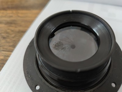 CARL ZEISS JENA TESSAR 4.5/21 cm LARGE FORMAT GERMAN BARREL