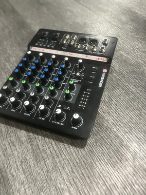 Harbinger LV8 8-Channel Analog Mixer with Bluetooth NO POWER CORD 