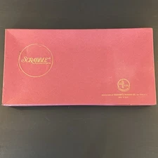 Vintage 1953 Scrabble Game Selchow & Righter Red Box Complete? As-Is Word Game