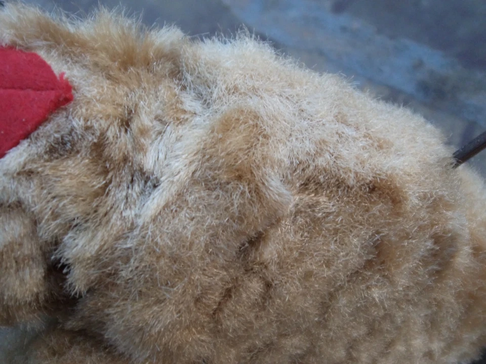 Singe mécanique tambour tôle en superbe état . Authentique peluche Carl + clef - Photo 4/4