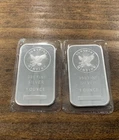 Lot of 2 - 1 Troy oz Sunshine Mint .999 Fine Silver Bar Mint Mark SI Sealed