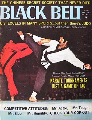 2/73 BLACK BELT MAGAZINE DARNELL GARCIA MIKE FOSTER KARATE KUNG FU MARTIAL ARTS