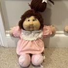 Vintage Cabbage Patch Kid hm2 KT factory freckled auburn hair early doll 1983