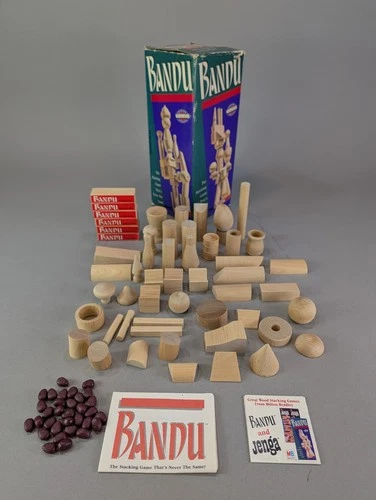 Bandu 1991 Board Game 100% Complete Vintage Milton Bradley