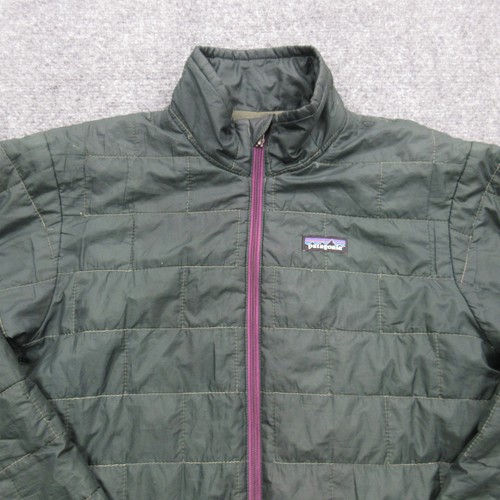 Patagonia Jacket Kids Large Full Zip Quilted Synthetic Nano Puff Outdoors L2 Boy - Picture 5 of 24