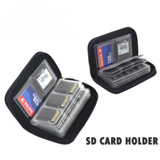 Memory Card Storage Bag Carrying Case Holder Wallet 22 Slots for Cf/Sd/Micro SD/