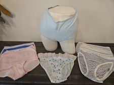 NOS 10 pc VTG Women's High Cut  Panties Underwear Muliple Sizes, Brands Colors