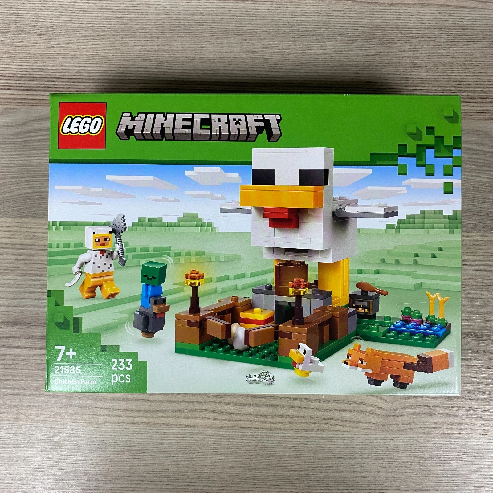 LEGO MINECRAFT CHICKEN FARM SET 21585 233 PIECES CONSTRUCTION TOY SEALED