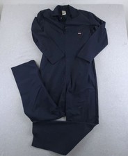 Dickies Coveralls Mens Medium Navy Twill Long Sleeve Utility Pocket Workwear