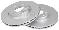 2X A.B.S. Bremsscheibe 17637 FüR BL BK CW Mazda CR CR19 MZR Bkep Crew Cwefw BL12