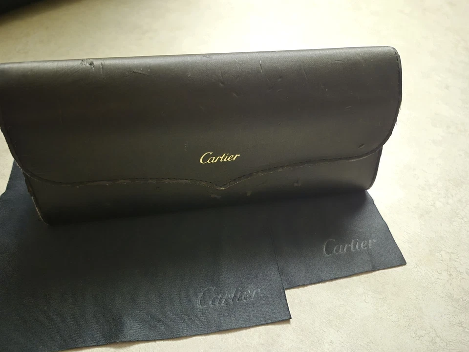 Gafas de sol Cartier Panthere vintage moradas para mujer Foto 4 de 4
