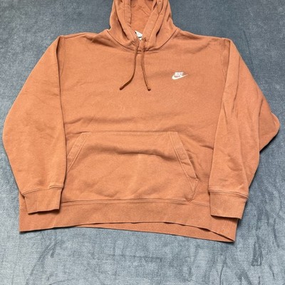 rust color nike sweatshirt