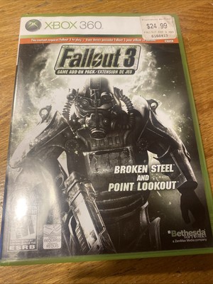 Fallout 3 Game Add-On Pack: Broken Steel and Point Lookout (Microsoft Xbox 360,