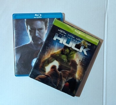 Incredible Hulk Blu-ray 2008 Lenticular Slipcover Limited Edition + Iron Man