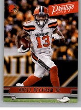 2019 PANINI PRESTIGE #110 ODELL BECKHAM JR. CLEVELAND BROWNS FOOTBALL