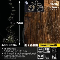 400Er Led Schweif Lichterkette AußEn & Innen Batterie Lichterkette Timer Deko
