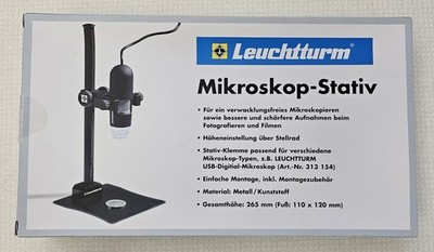 Lighthouse/Leuchtturm Digital Camera Microscope Stand/Holder Surface Coin Photo