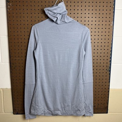 LULULEMON ST MORITZ STEEL GRAY SKI TURTLENECK MERINO WOOL Size 6