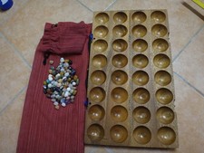 Steinchenspiel, Bohnenspiel, Halbedelsteine, Mancala, Kalaha, Familiens