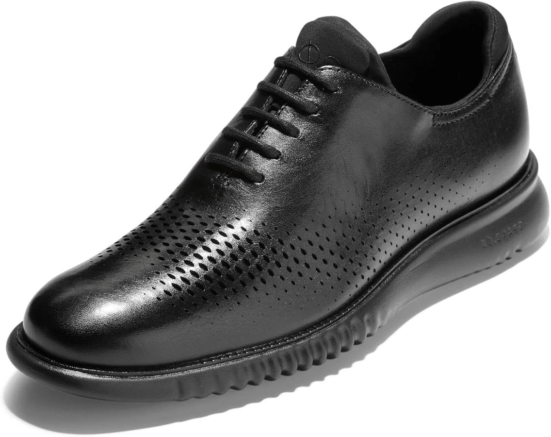 Cole Haan \'Colton\' Wingtip Oxfords Derby Black Size 10.5 M Mens Leather Shoes Cole Haan Colton Wingtip Oxfords Mens sz 13 Black Leather  main image 4