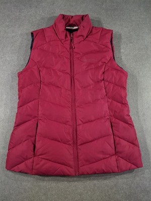 Mountain Warehouse Extreme Gilet Womens UK 10 Dark Pink Down Feathers Walking